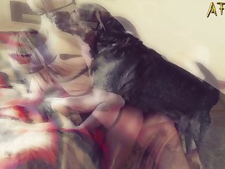 Köpek Ve Kadın Porno